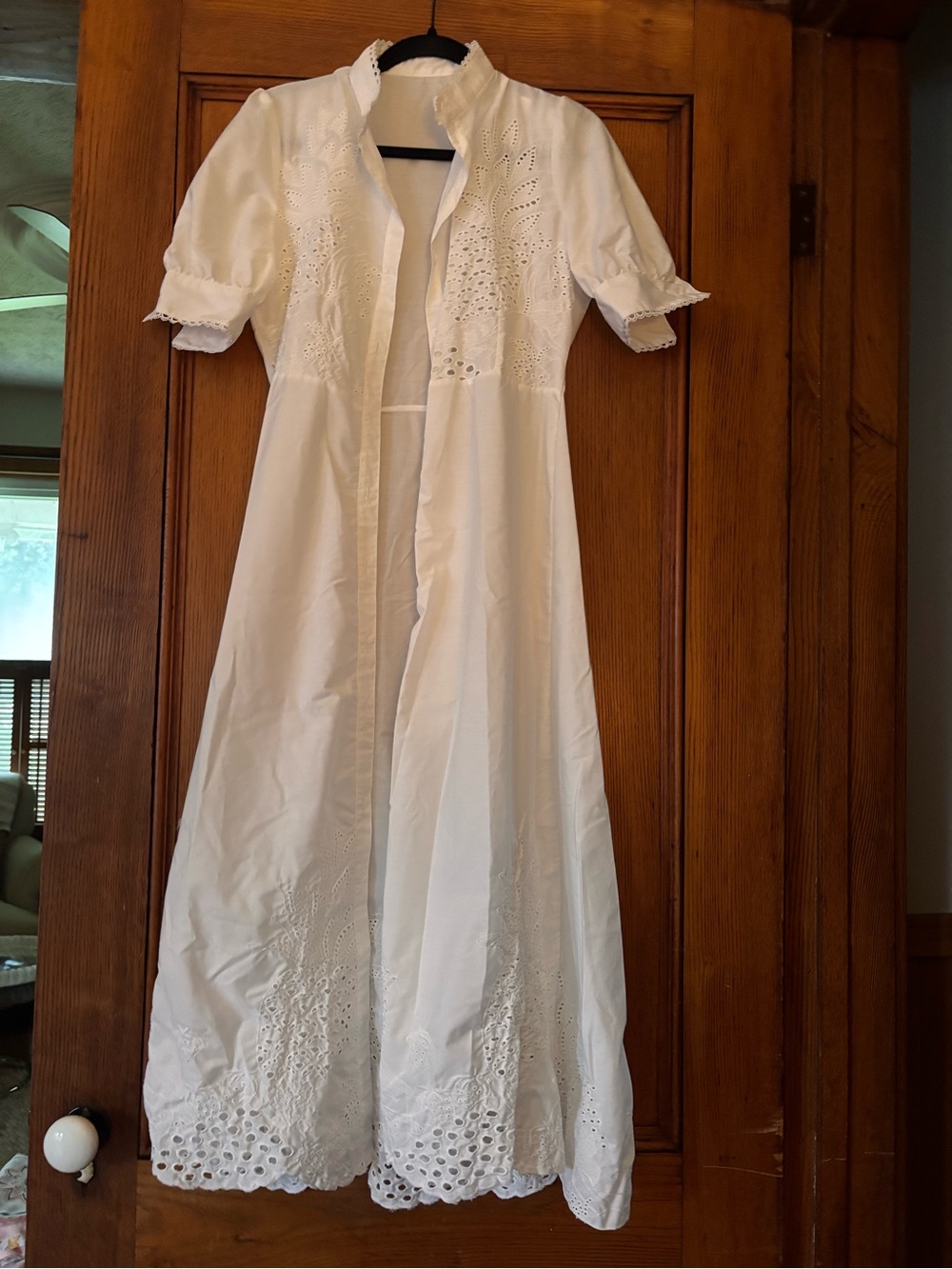 White Eyelet Midi Dress - Picture 2 of 2